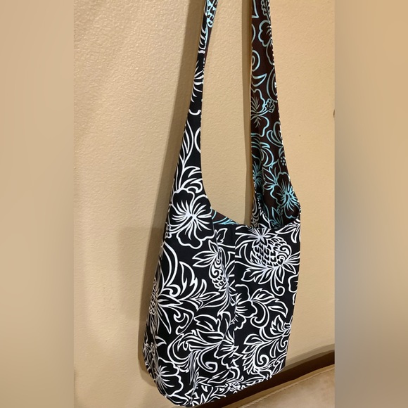 Reversible Cotton Crossbody Bag - Picture 2 of 5